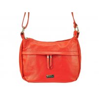 Kožená kabelka Patrizia Piu 318-041 - červená