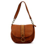 Kožená kabelka VS 044 - námornícka modrá