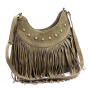 Kožená kabelka Camilla PREMIUM 10.002 - taupe