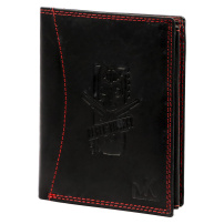 Peňaženka Money Kepper CDD 5601 REBEL VINTAGE - čierna + červená