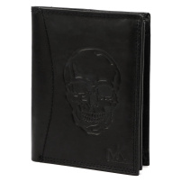 Peňaženka Money Kepper CDD 5601 SKULL - čierna
