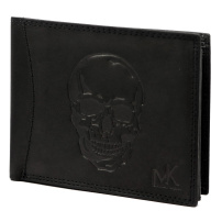 Peňaženka Money Kepper CDD 5600 SKULL - čierna