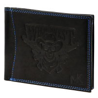 Peňaženka Money Kepper CDD 5600 WILD WEST - čierna + modrá