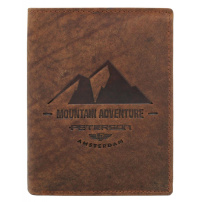 Peňaženka Peterson PTN N4-BE-MOUNTAIN - hnedá